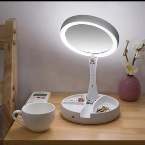 Portable Makeup Mirror Makeup Light With 10XMagnification