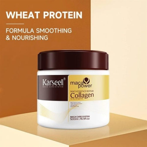 Karseell Collagen Maca Hair Treatment Deep Repair Conditioning Hair Mask, Buy one get one free