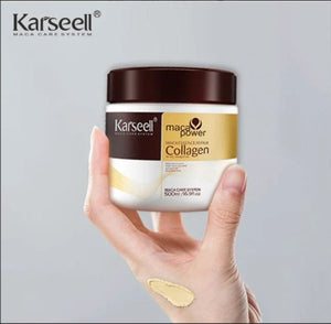 Karseell Collagen Maca Hair Treatment Deep Repair Conditioning Hair Mask, Buy one get one free