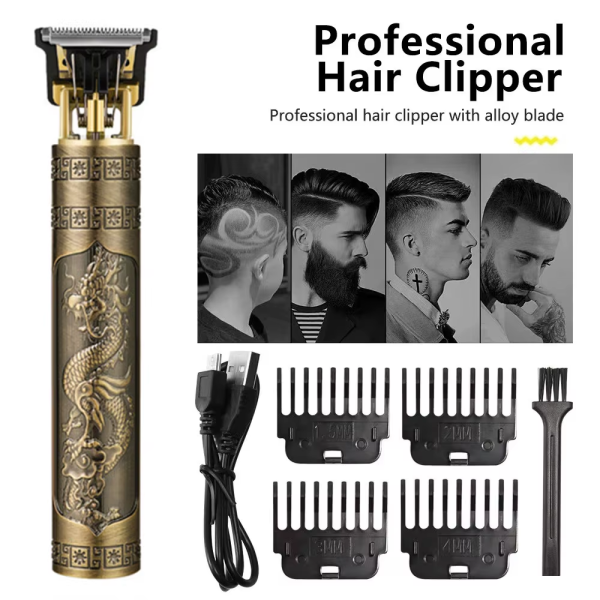 Metal Body -vintage T9 Trimmer Hair Trimmer For Men Shaver Buy one get one free