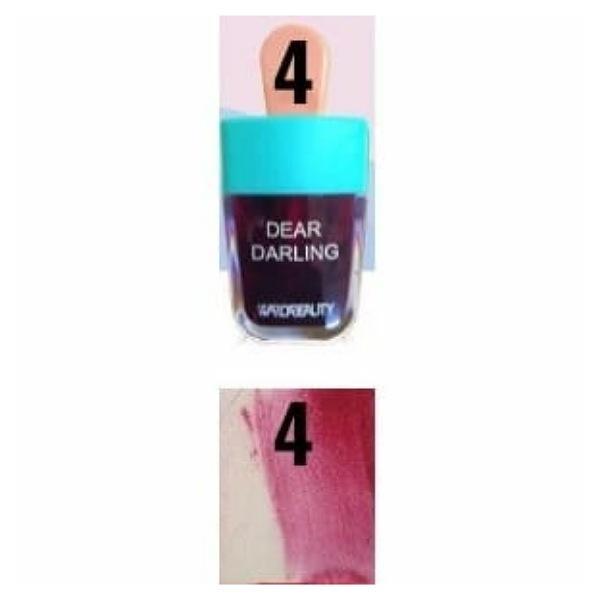 Pack Of 6 Dear Darling Wardabeauty Ice Cream Lip And Cheek Tint Long-lasting Lip Tint (random Color)