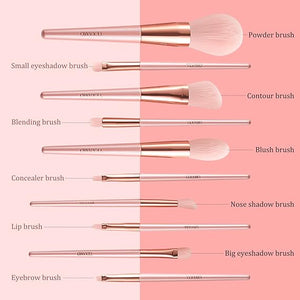 Sweet Beauty 07 Pcs Makeup Brush Set | Complete Brush Kit For Professional And Beginner (random Color)