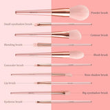 Sweet Beauty 07 Pcs Makeup Brush Set | Complete Brush Kit For Professional And Beginner (random Color)