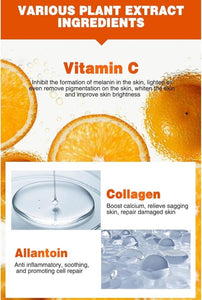 Vitamin C Foam Wash Foam Anti-freckles Cleanser Deep Cleansing Remove Blackheads Repair Face Wash Cleansing Brightening Moisturizing 120g